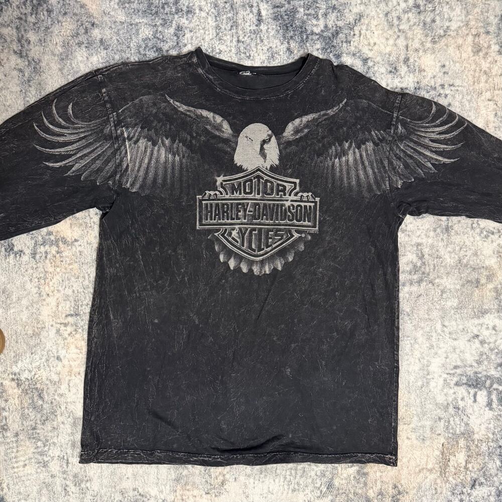 Harley Davidson Eagle Long Sleeve Size XL